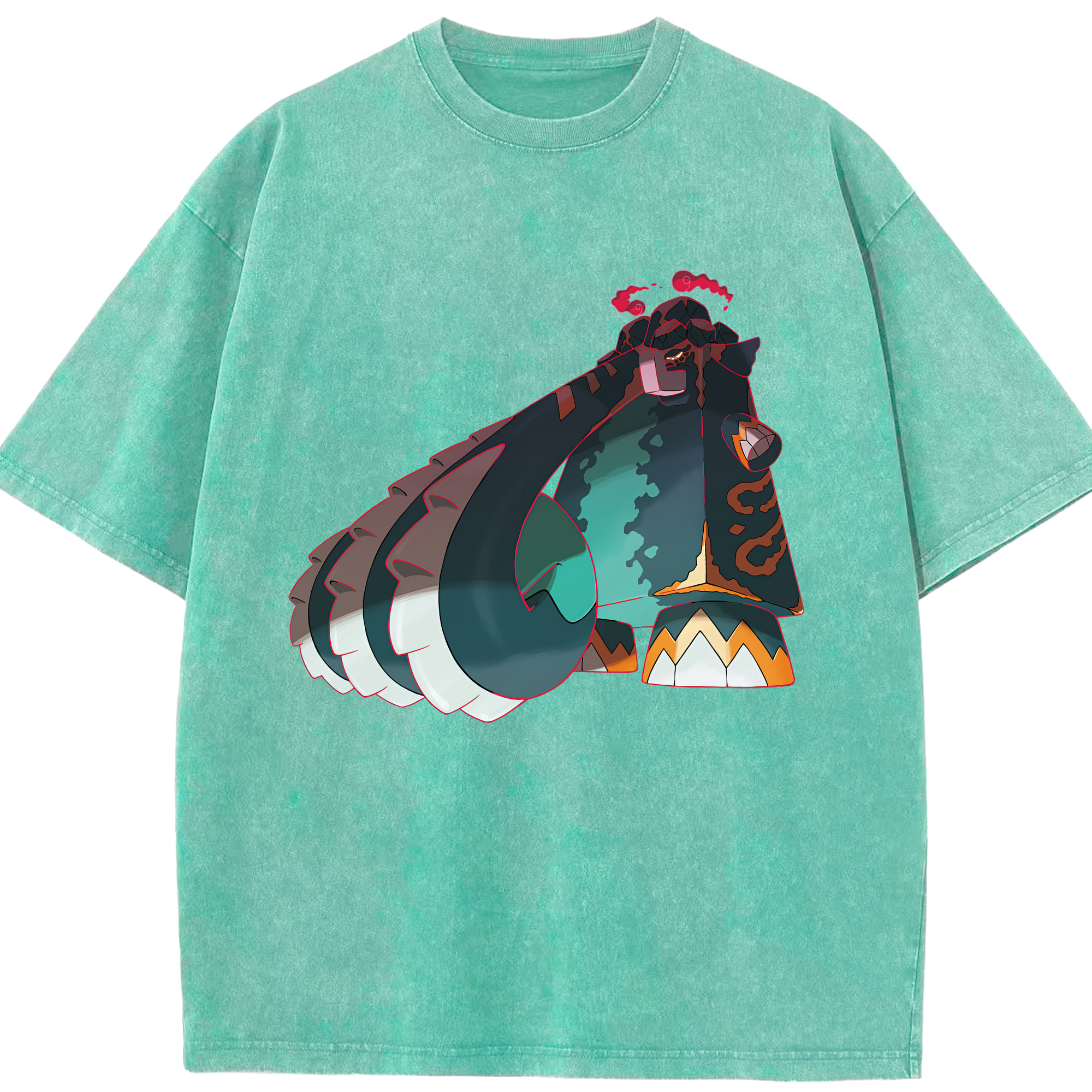 （画像用） ポケットモンスター Pokémon 綿100% ヴィンテージ風 半袖Tシャツ（フロントプリント）